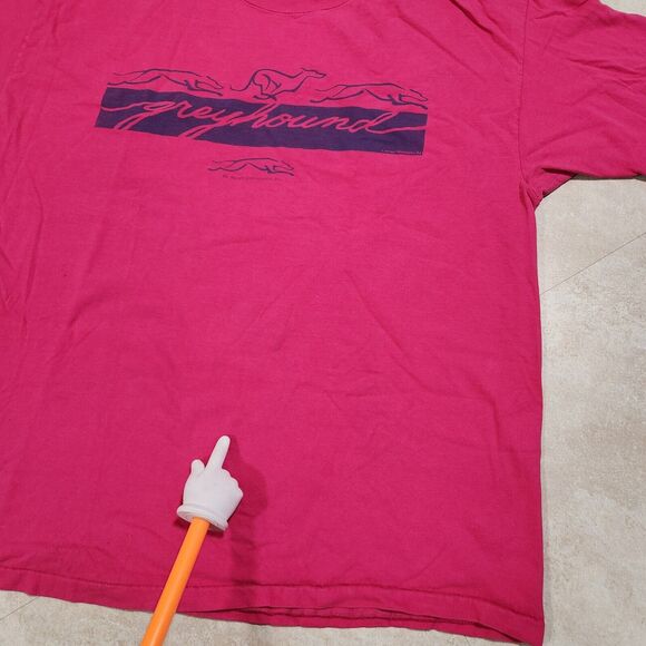 VTG 90s Greyhound Bus Adult XL 1990s Transportation Promo Single Stitch T Shirt - Picture 10 of 15